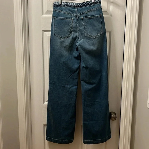 Fashion Nova jeans, high-rise, wide leg size 7, junior - Picture 8 of 9